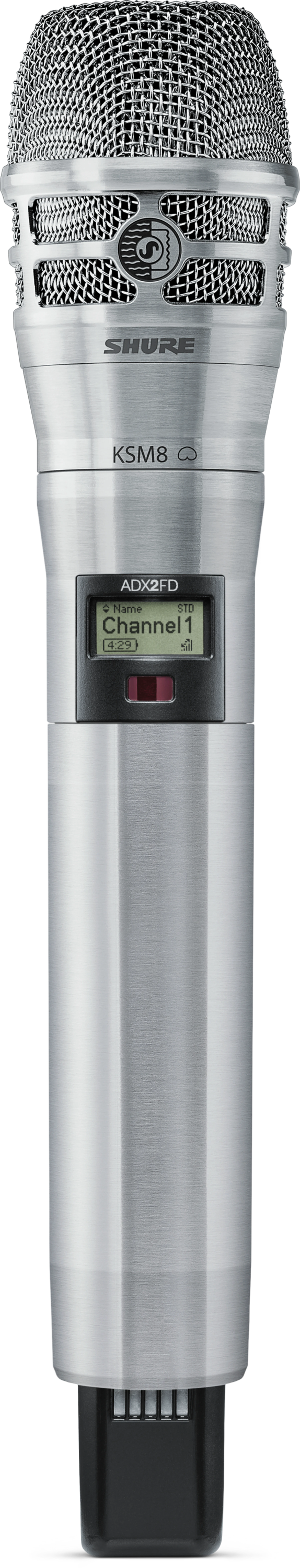Shure ADX2FD/K8 无线手持话筒发射机 - 镍色