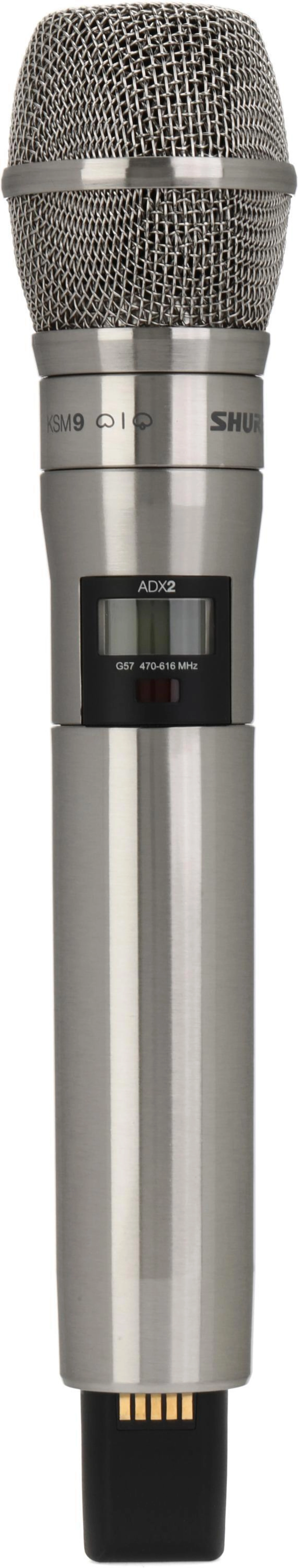 Shure ADX2/K9 无线手持话筒发射机 - 镍色