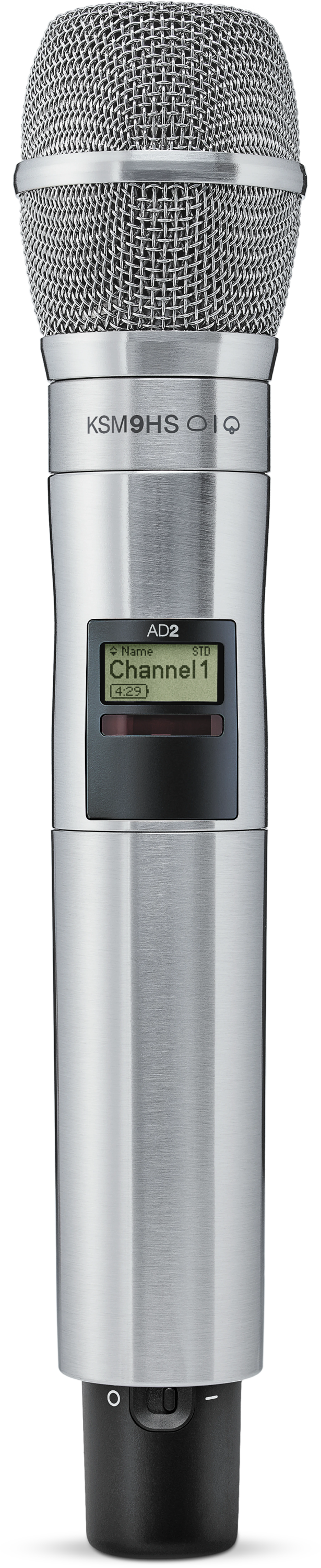 Shure ADX2/K9HS 无线手持话筒发射机 - 镍色