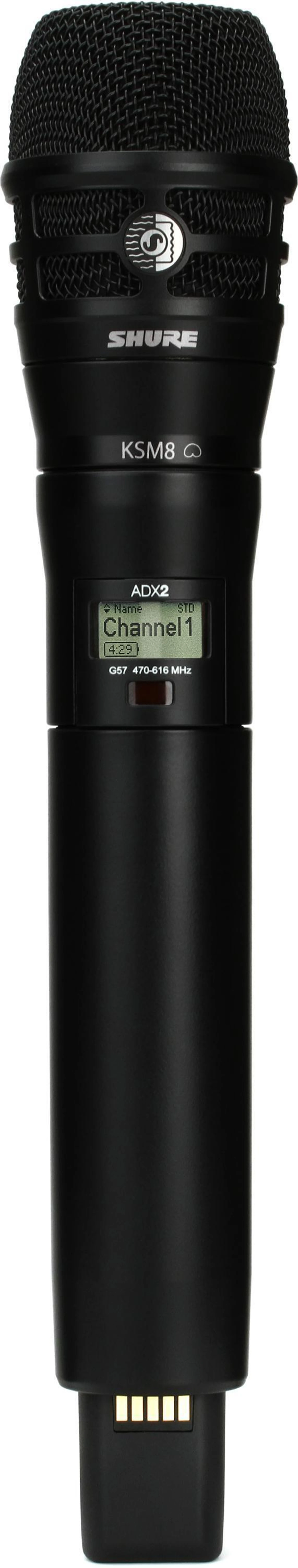 Shure ADX2/K8 无线手持话筒发射机 - 黑色