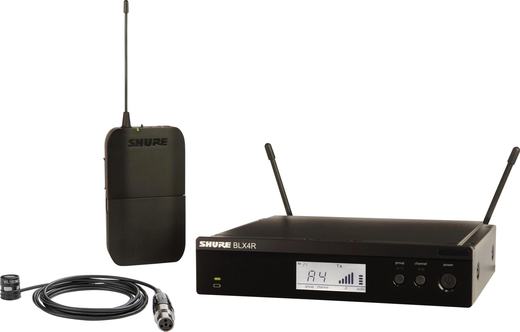 Shure BLX14R/W85M 无线领夹话筒系统 - H11 频段