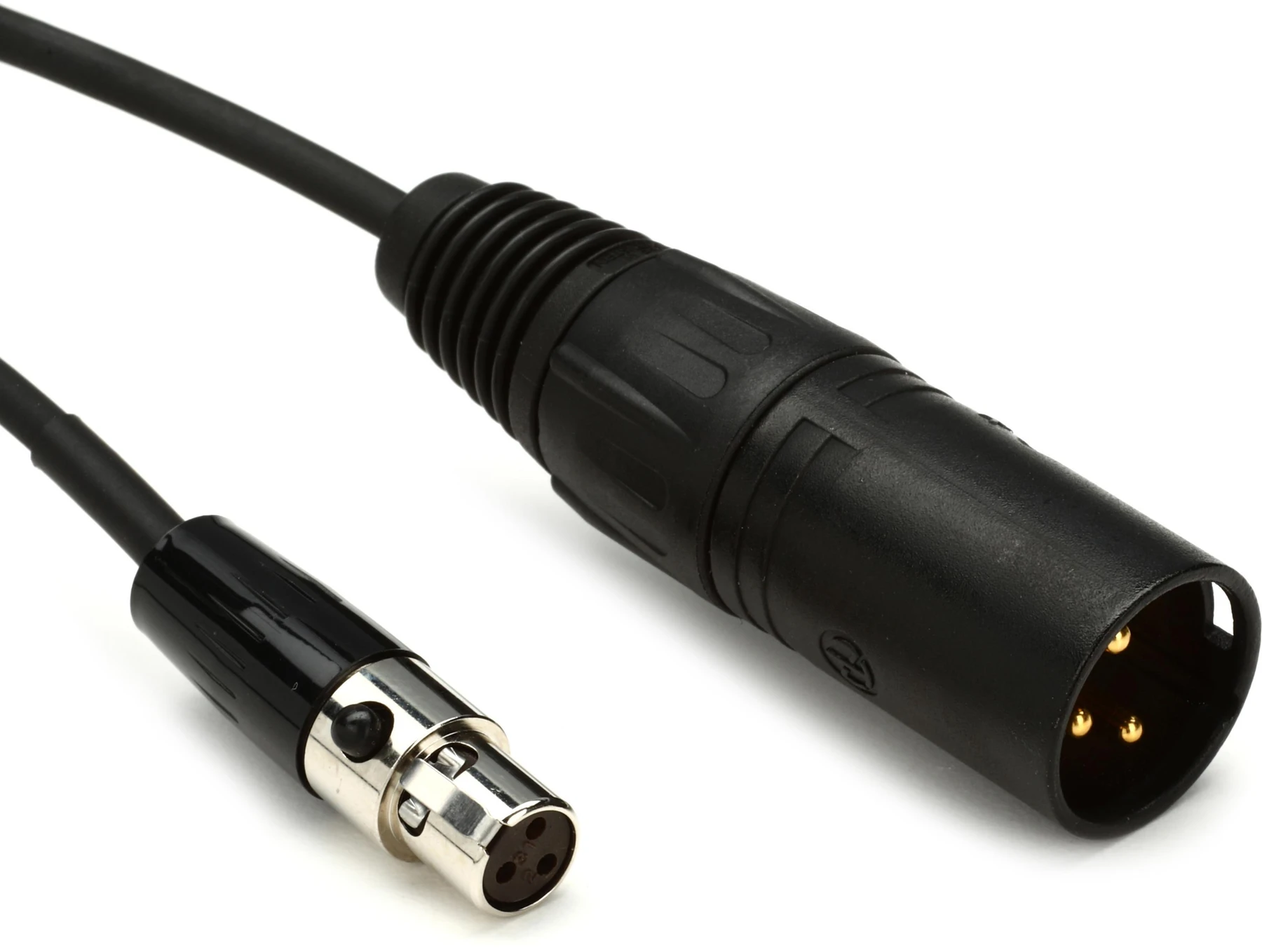 Shure WA451 盘绕式 TA3F 转 XLRM 音频线缆 - 1 英尺