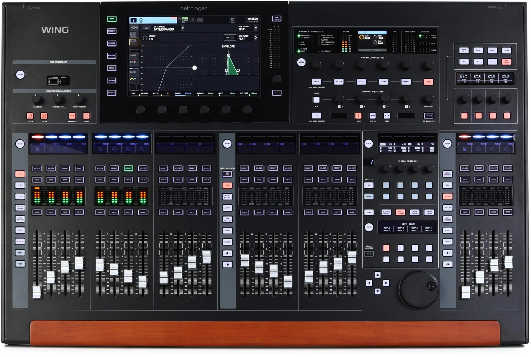 Behringer WING 48通道数字调音台 - 黑色