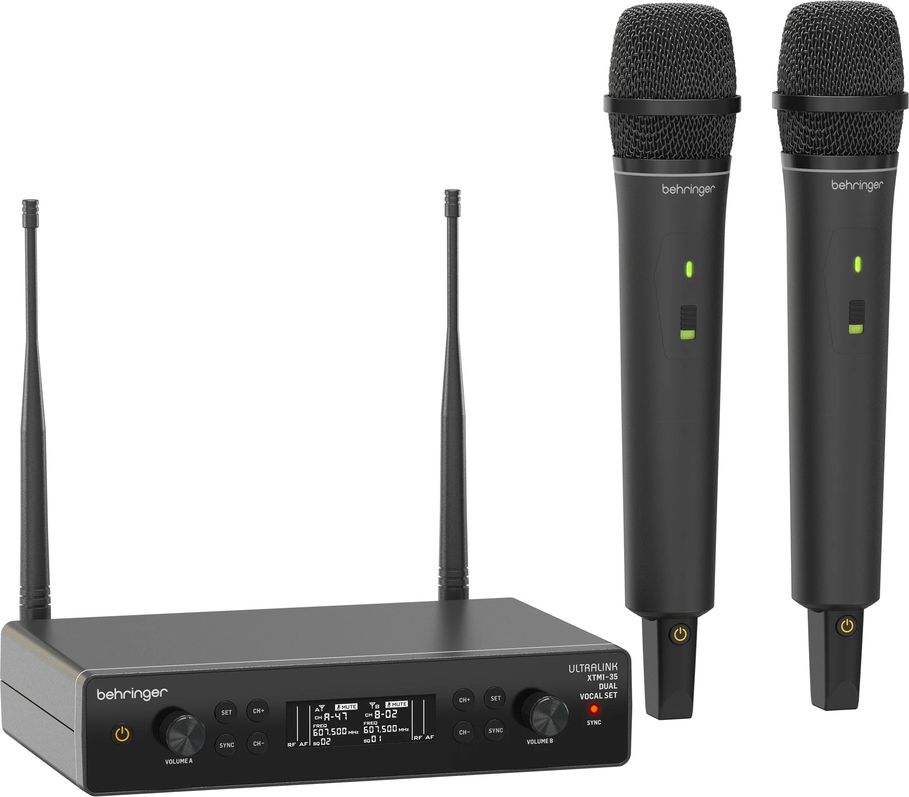 Behringer XTM1-35 双人声套装 - 584-608 MHz