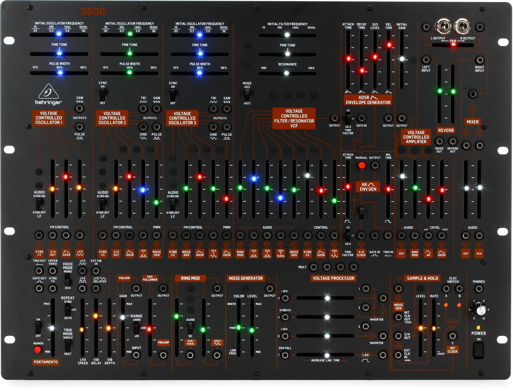 Behringer 2600 模拟半模块化合成器