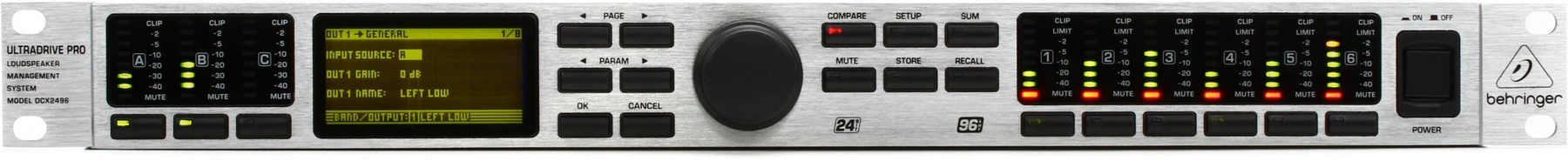 Behringer Ultra-Drive Pro DCX2496 扬声器管理系统