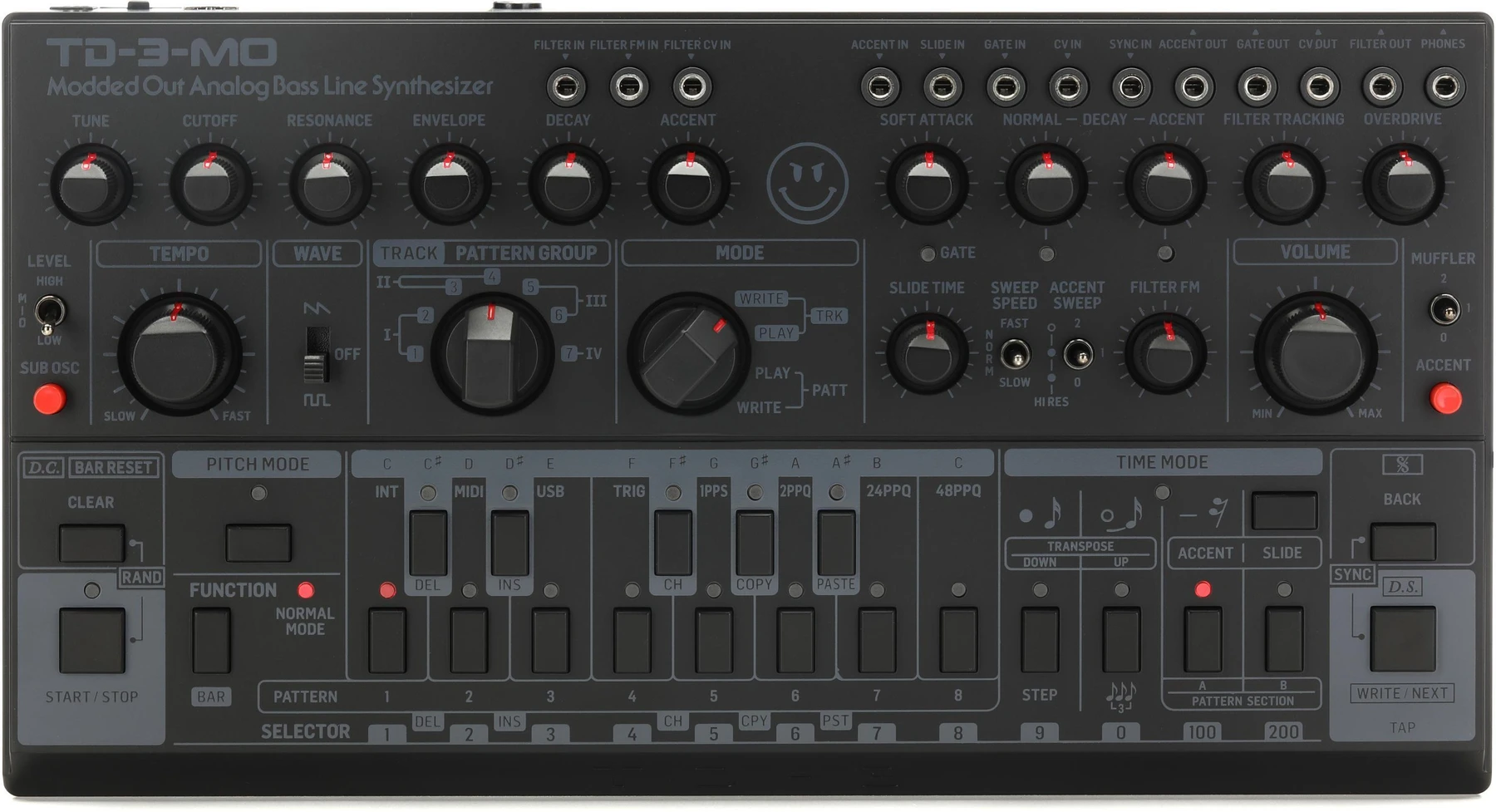 Behringer TD-3-MO-BK 模拟贝斯线合成器 - 黑色