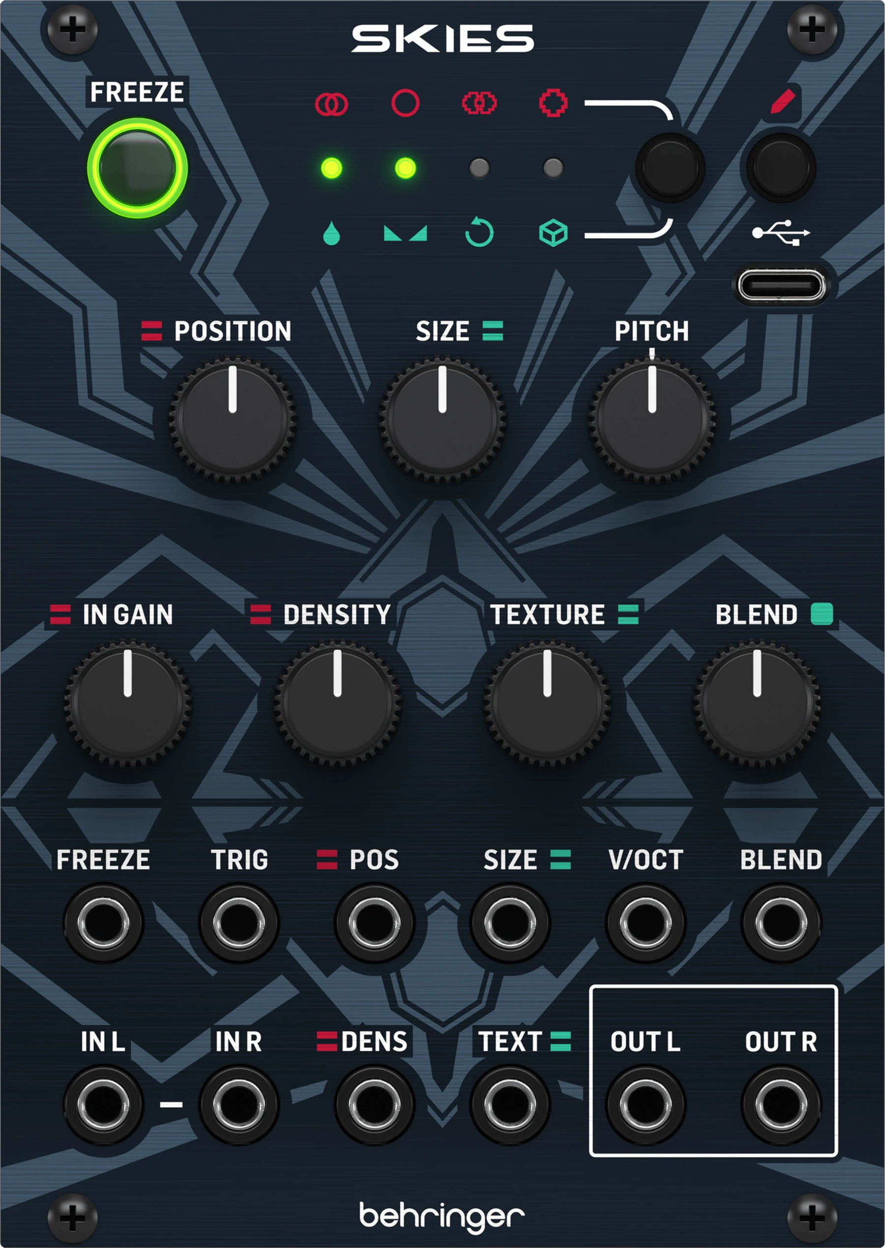 百灵达 Skies 粒子合成 Eurorack 模块