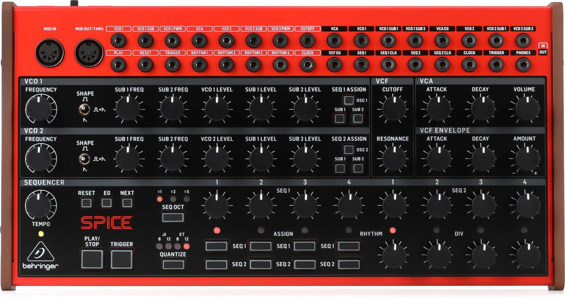 Behringer Spice 模拟半模块化复节奏合成器