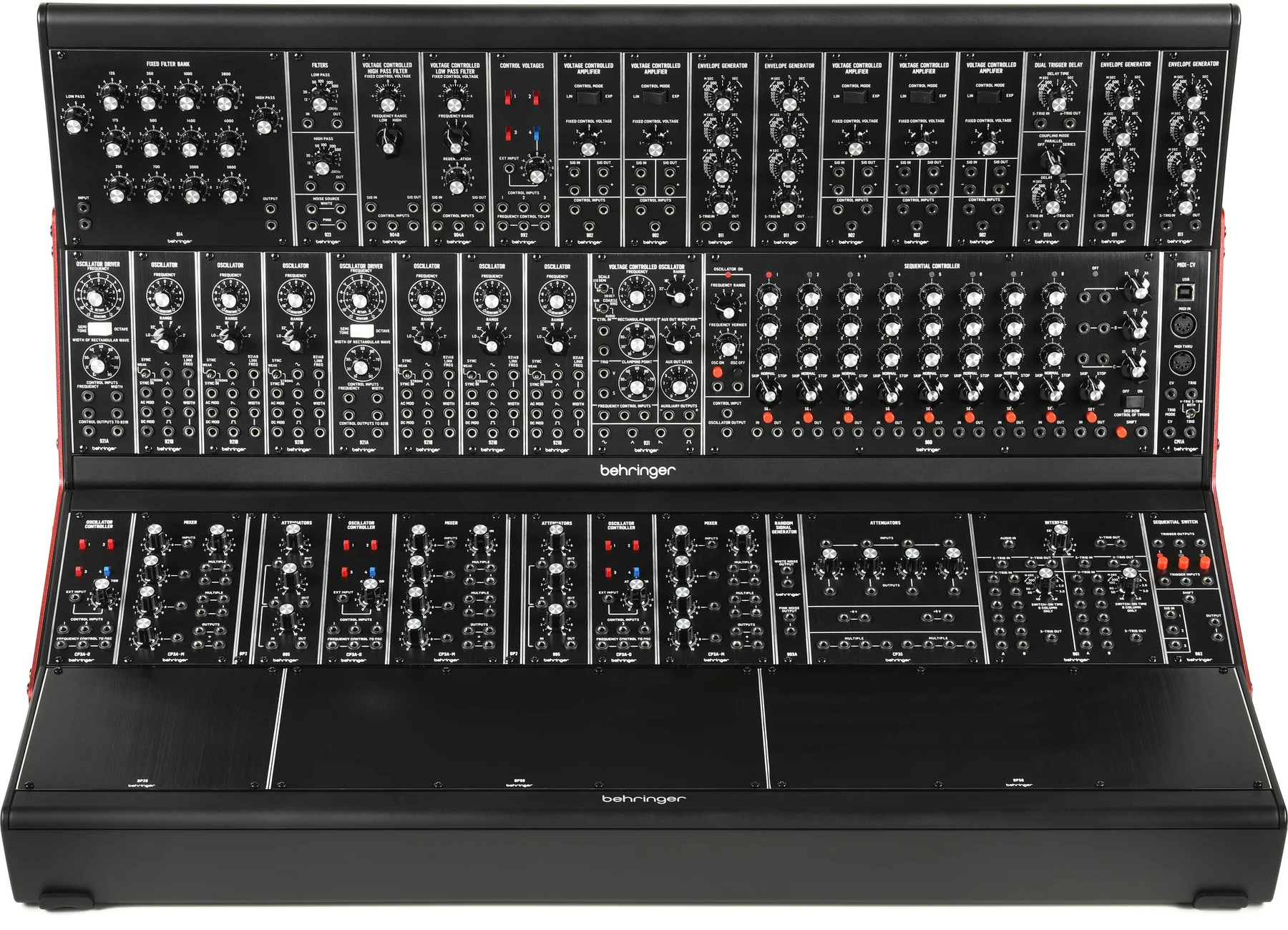 百灵达 System 55 完整 Eurorack 模块化合成器
