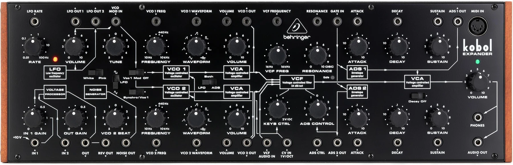 Behringer Kobol Expander 半模块化模拟合成器