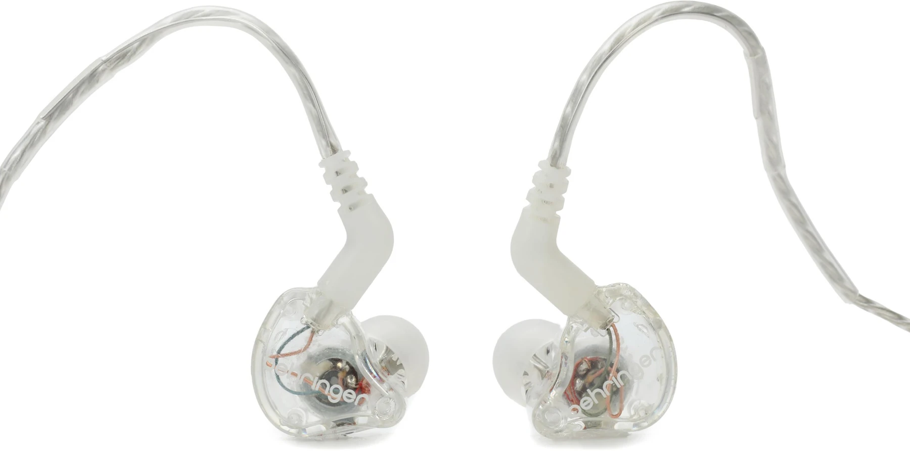 Behringer MO240-CL 专业录音室入耳式监听耳机 - 透明色
