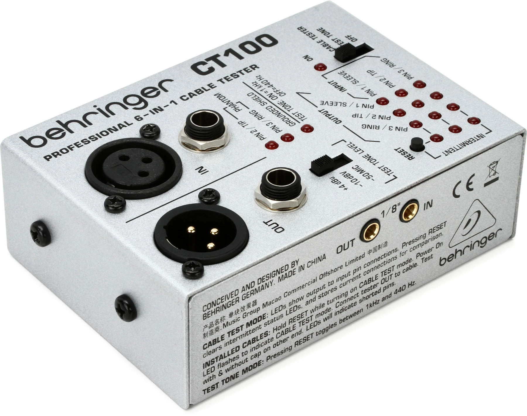 Behringer CT100 六合一线缆测试仪