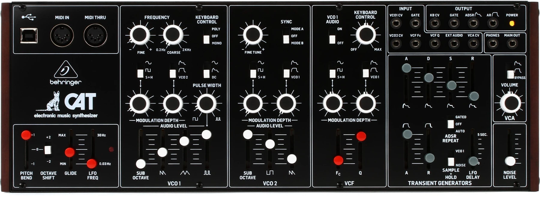 Behringer CAT 桌面式双音模拟合成器模块