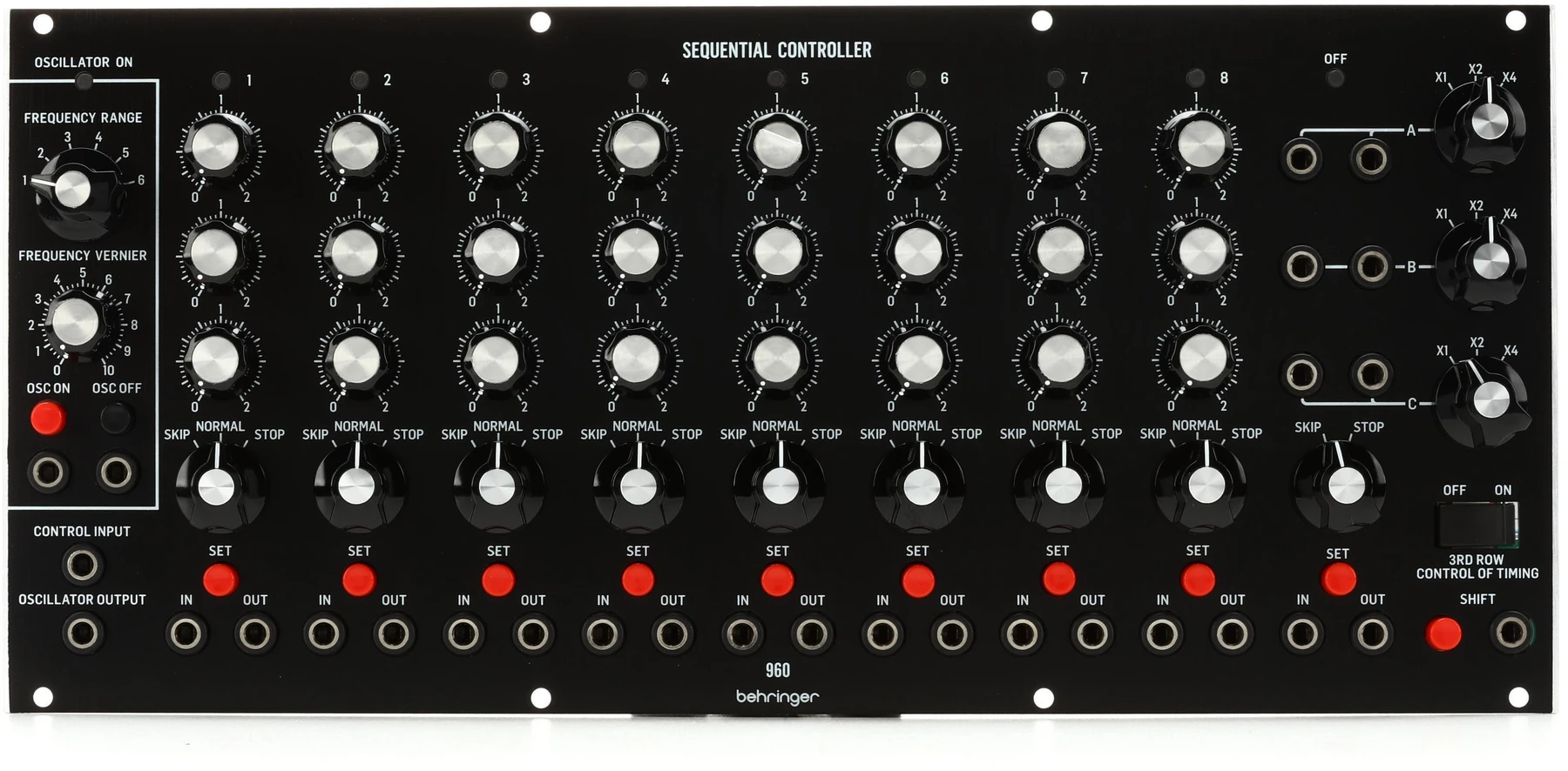 Behringer 960 顺序控制器模拟步进音序器 Eurorack 模块