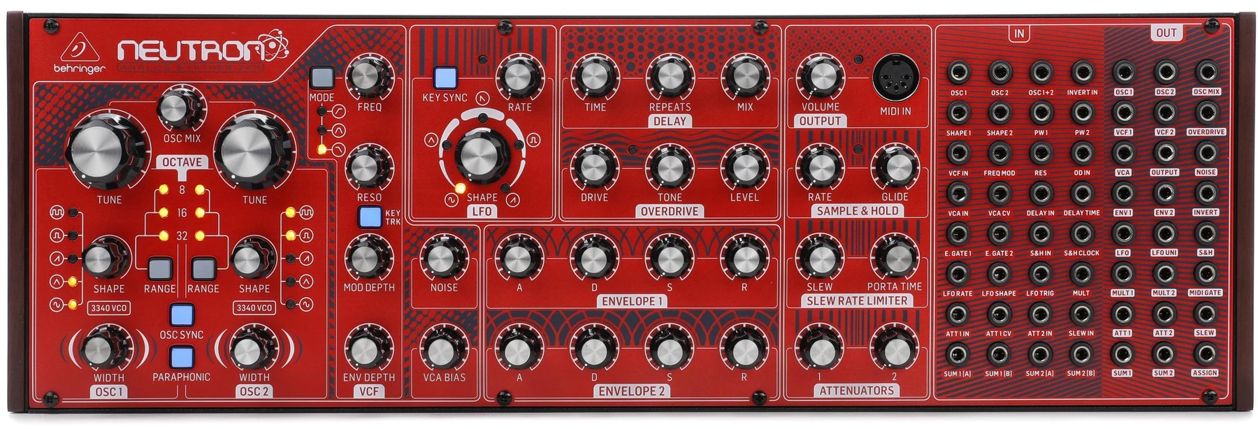 Behringer Neutron 半模块化模拟合成器