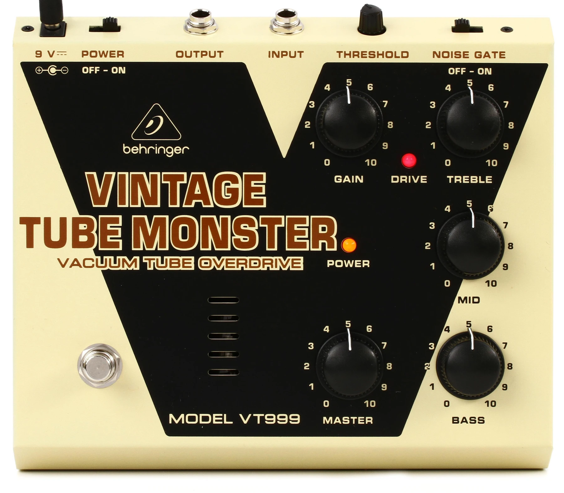 Behringer VT999 复古电子管怪兽过载效果器踏板
