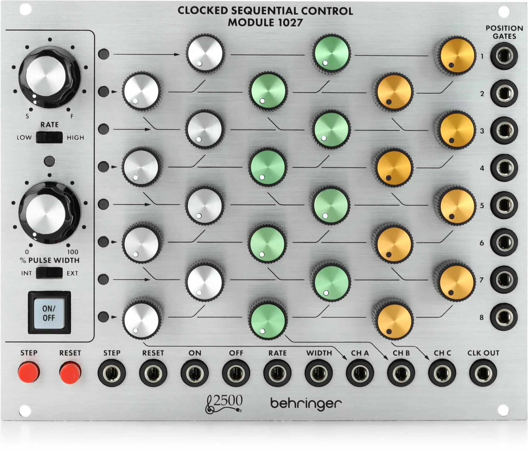 Behringer Clocked Sequential Control Module 1027 八步音序器 Eurorack 模块