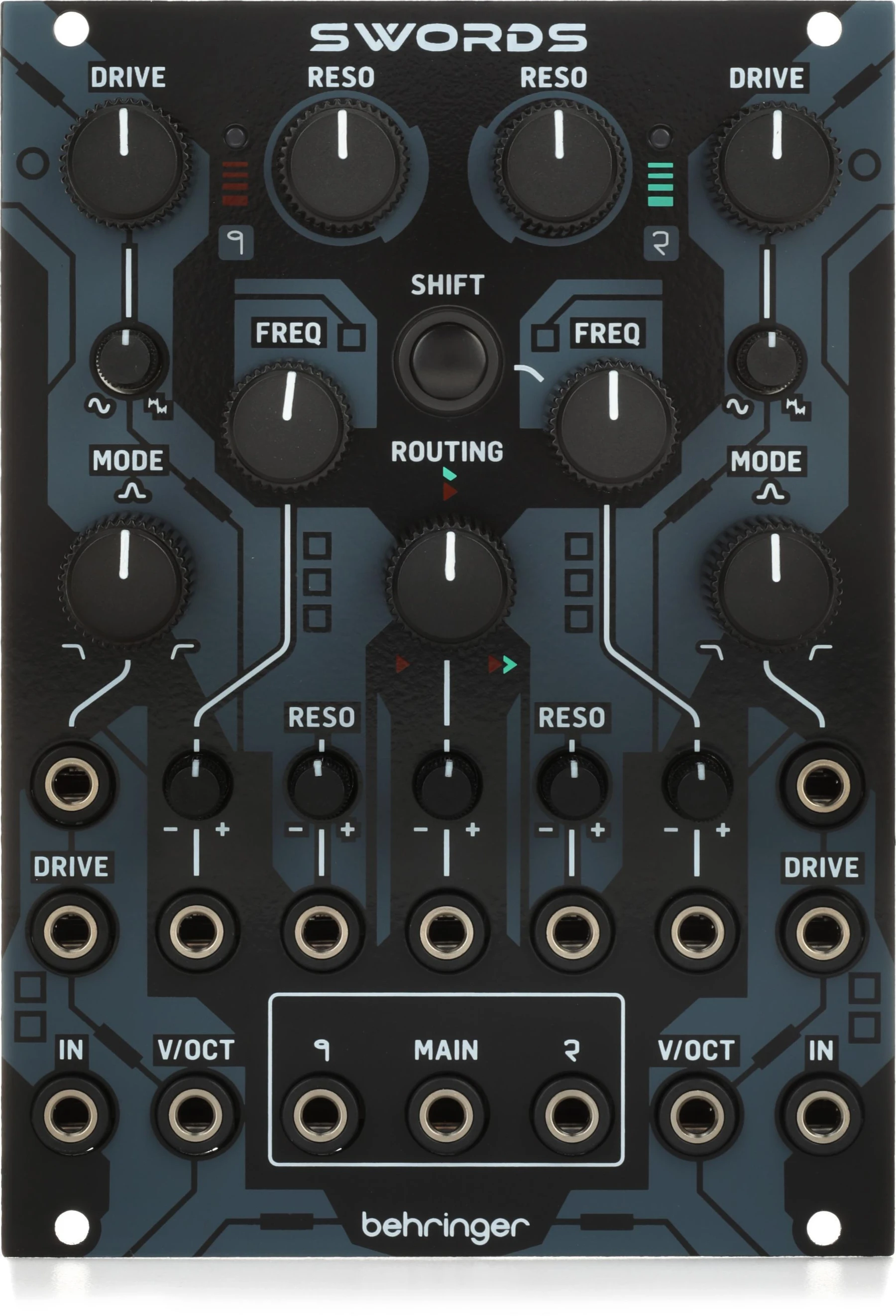 Behringer Swords 双模拟多模式滤波器 Eurorack 模块