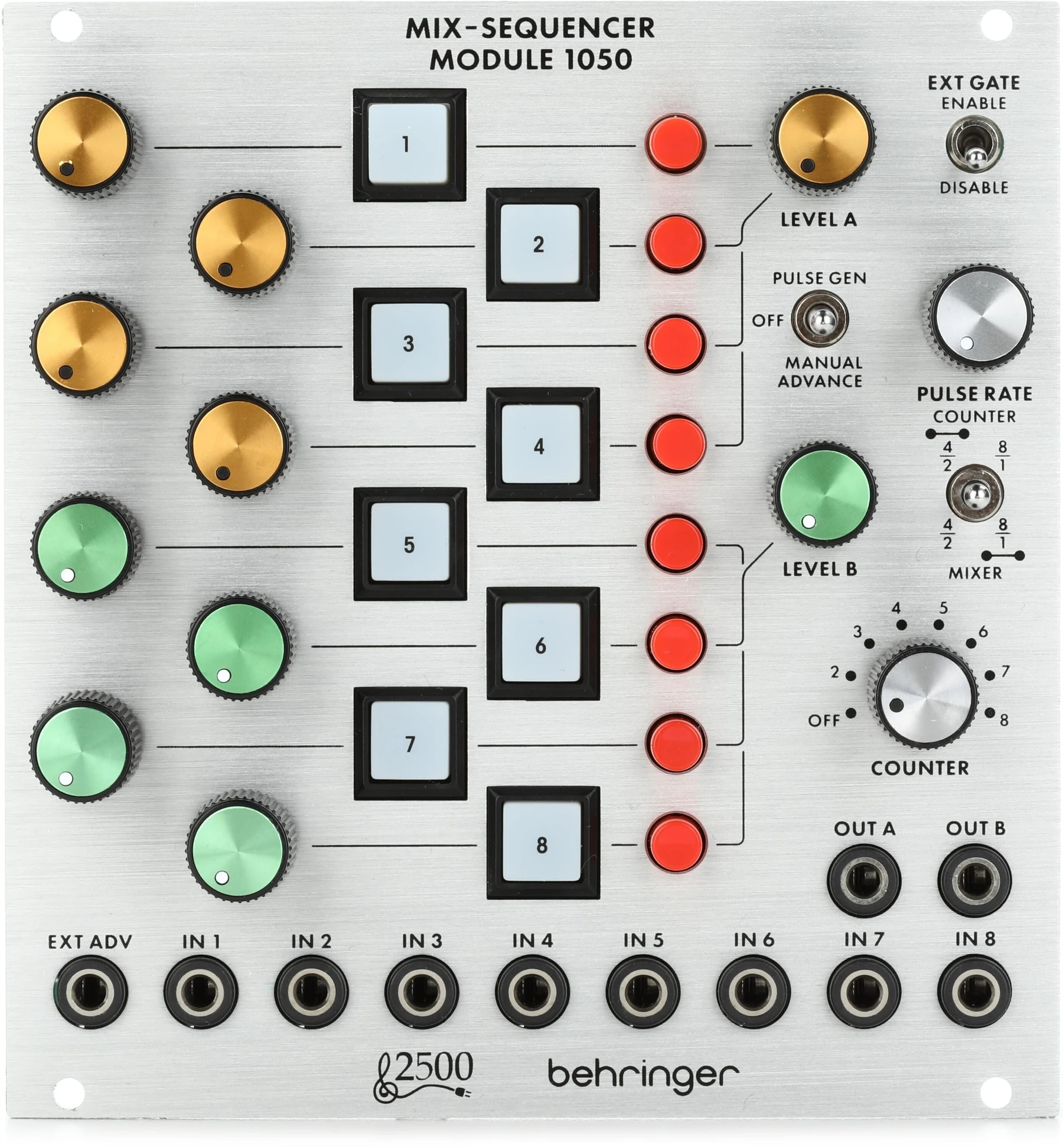Behringer 1050 混合音序器 Eurorack 模块