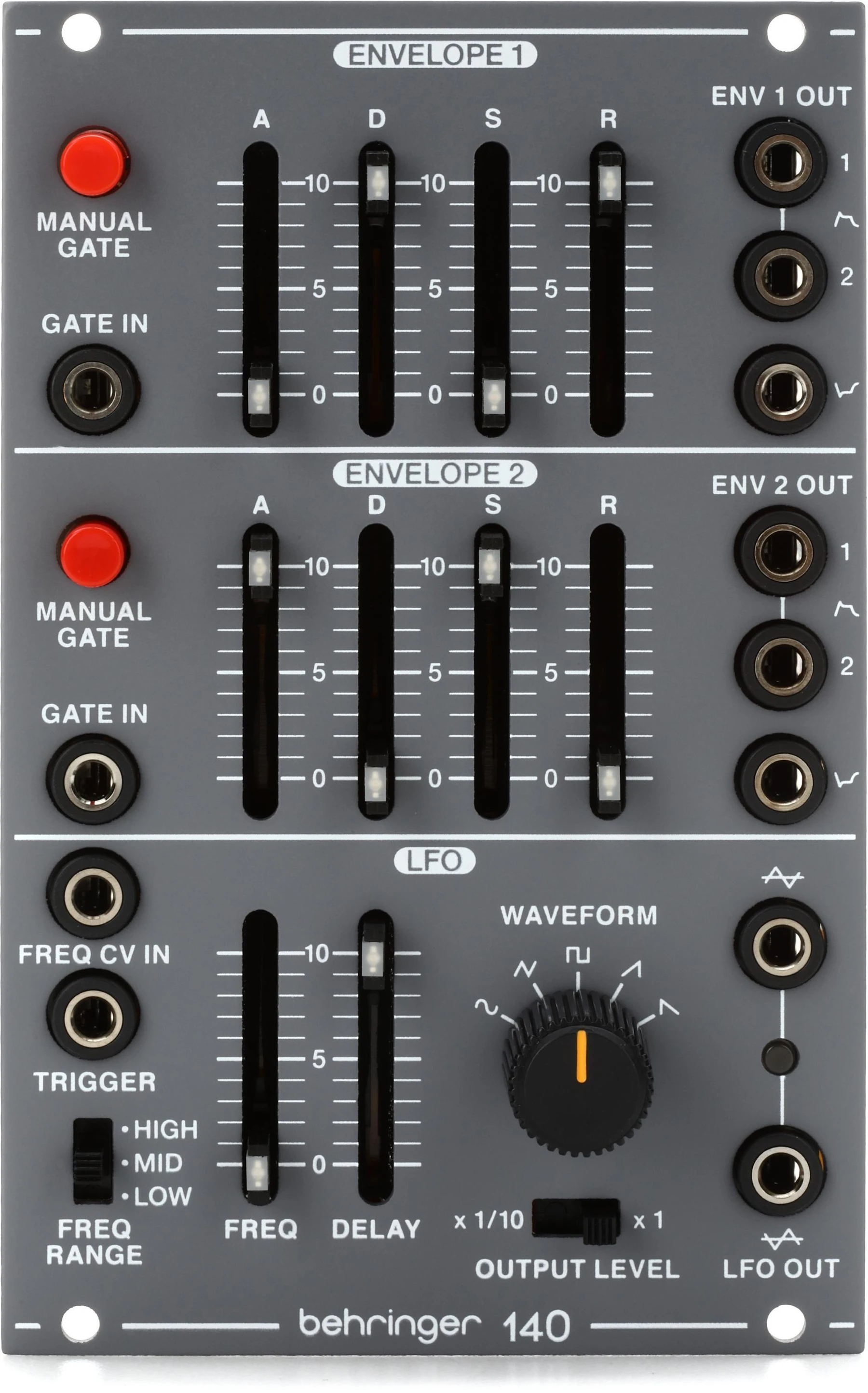 Behringer 140 双包络 / LFO Eurorack 模块