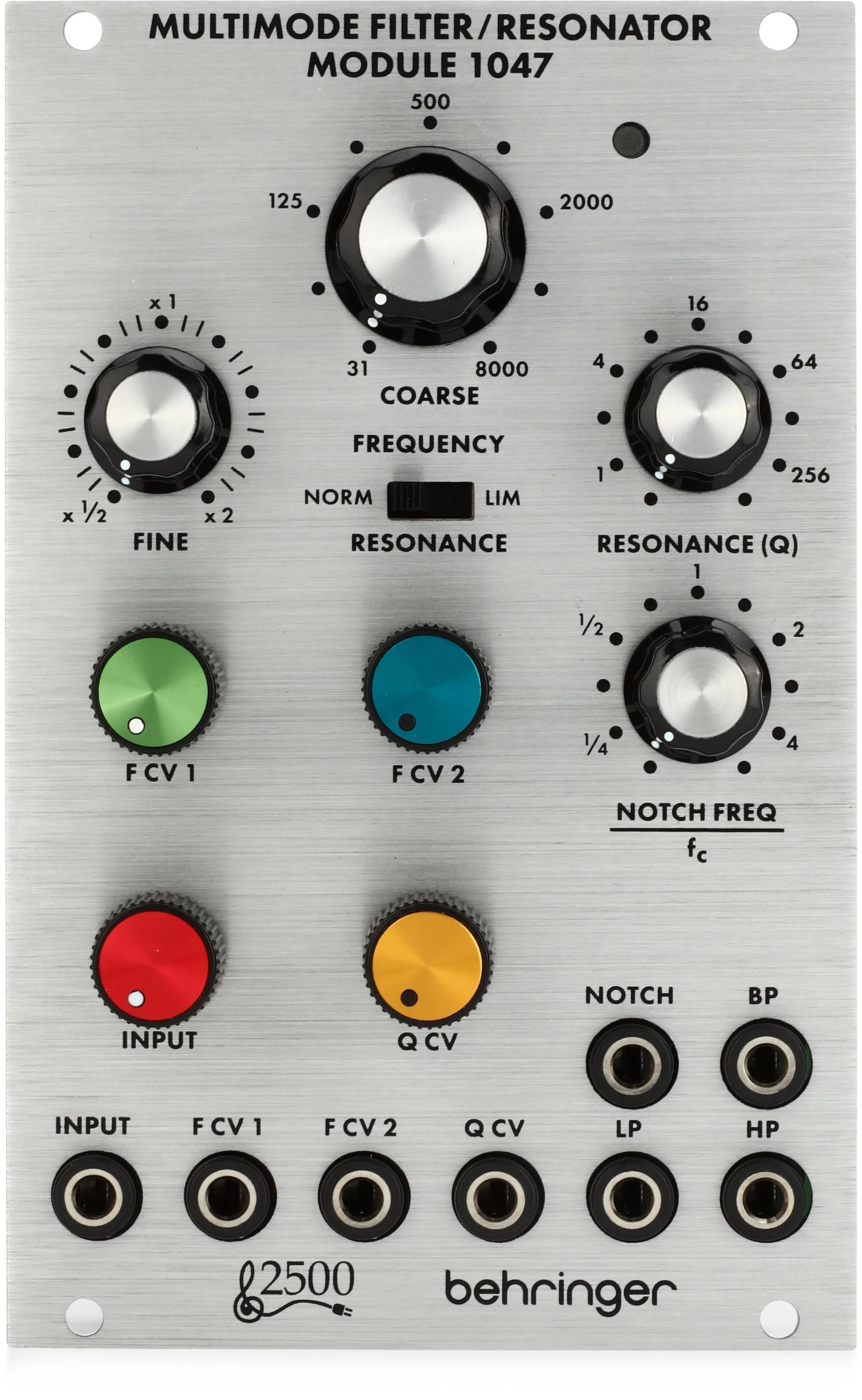 Behringer 1047 多模式滤波器/谐振器 Eurorack 模块