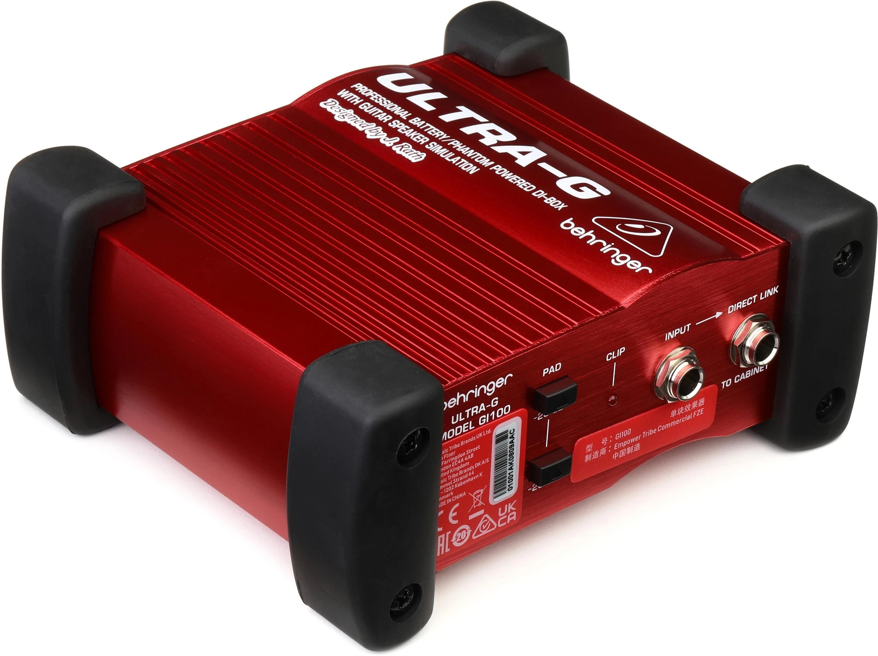 Behringer Ultra-G GI100 单通道有源吉他直连盒
