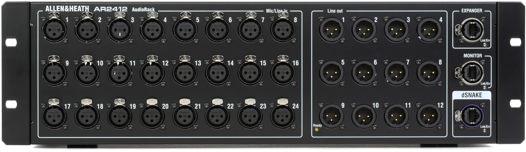 Allen & Heath AR2412 适用于 Qu / Avantis / SQ 调音台的24×12 I/O扩展器
