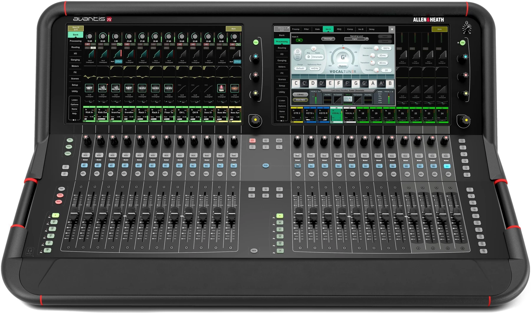 Allen & Heath Avantis Ultra 96通道数字调音台，配备 RackUltra FX 卡和 dPack 插件