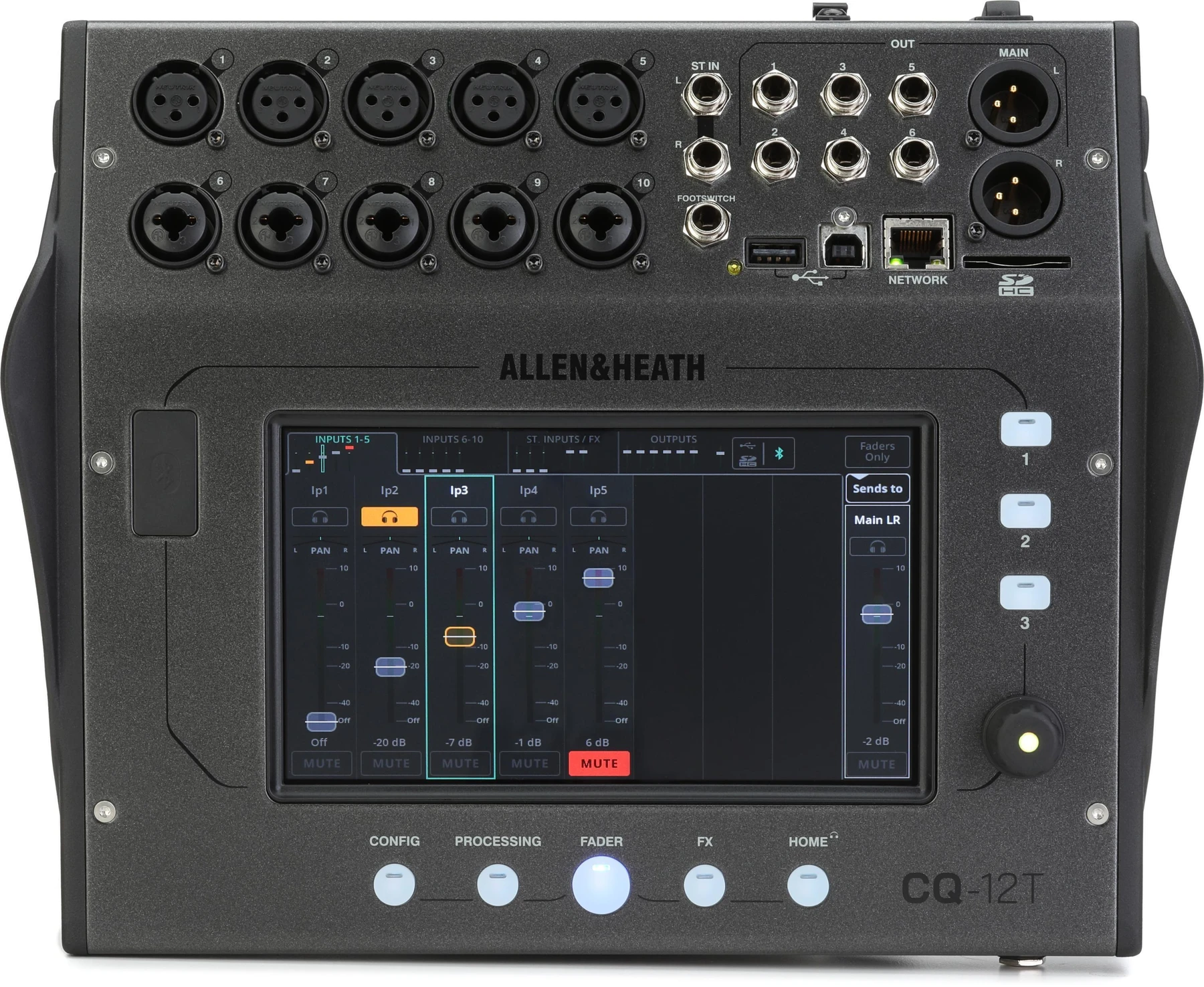 Allen & Heath CQ-12T 10通道数字调音台