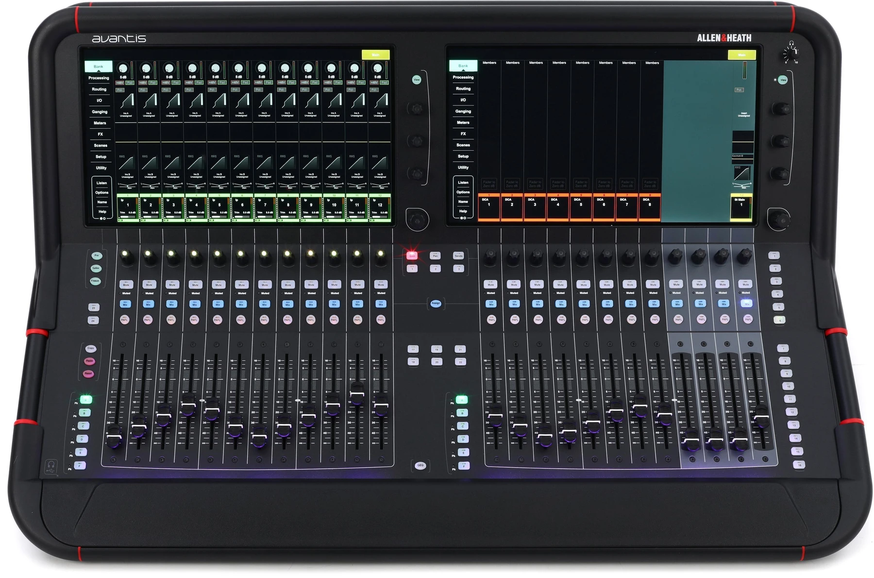 Allen & Heath Avantis 96通道数字调音台，配备 DEEP 插件