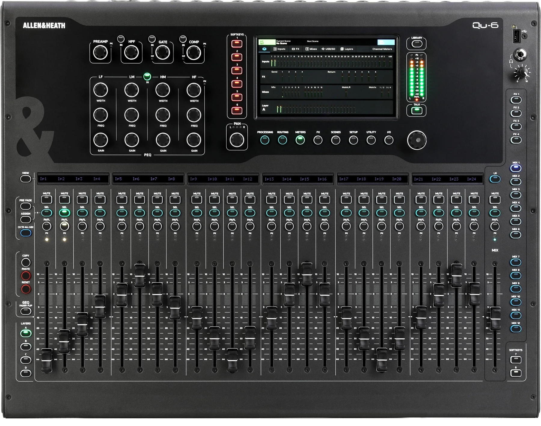 Allen & Heath Qu-6 38通道数字调音台