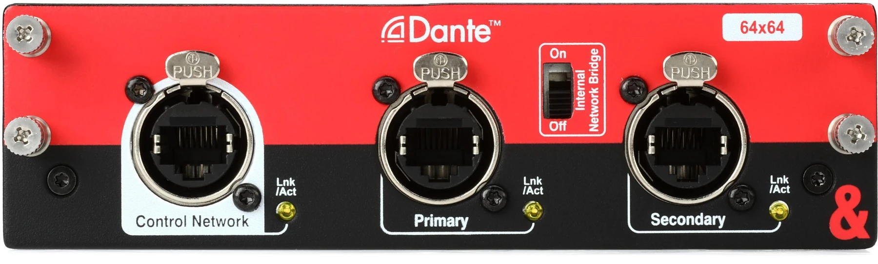 Allen & Heath Dante 64×64 适用于 dLive 和 Avantis 调音台的64通道 Dante 选配卡