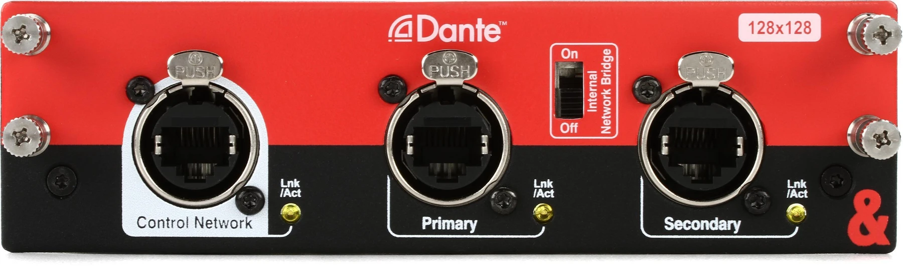 Allen & Heath Dante 128×128 适用于 dLive 和 Avantis 调音台的128通道 Dante 选配卡