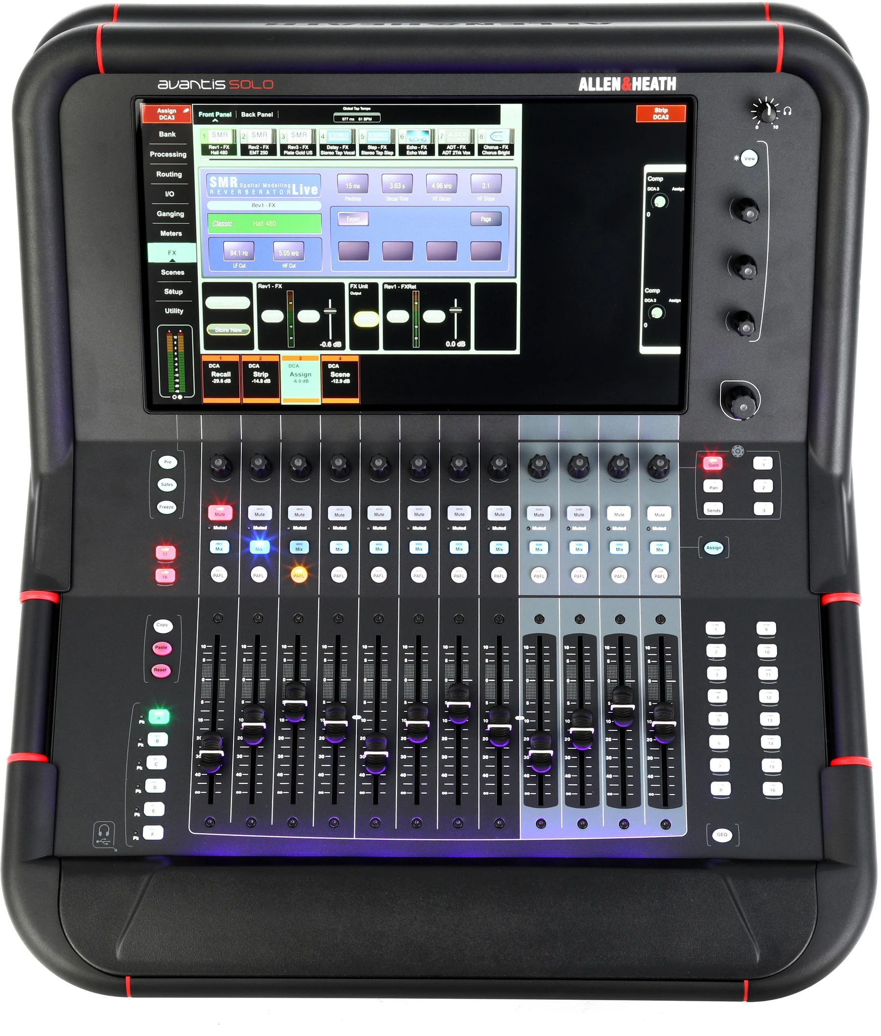 Allen & Heath Avantis Solo 96通道带DEEP插件的数字调音台