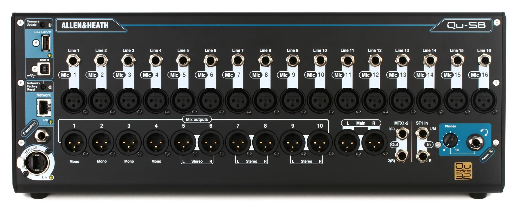 Allen & Heath Qu-SB 16通道便携式数字调音台