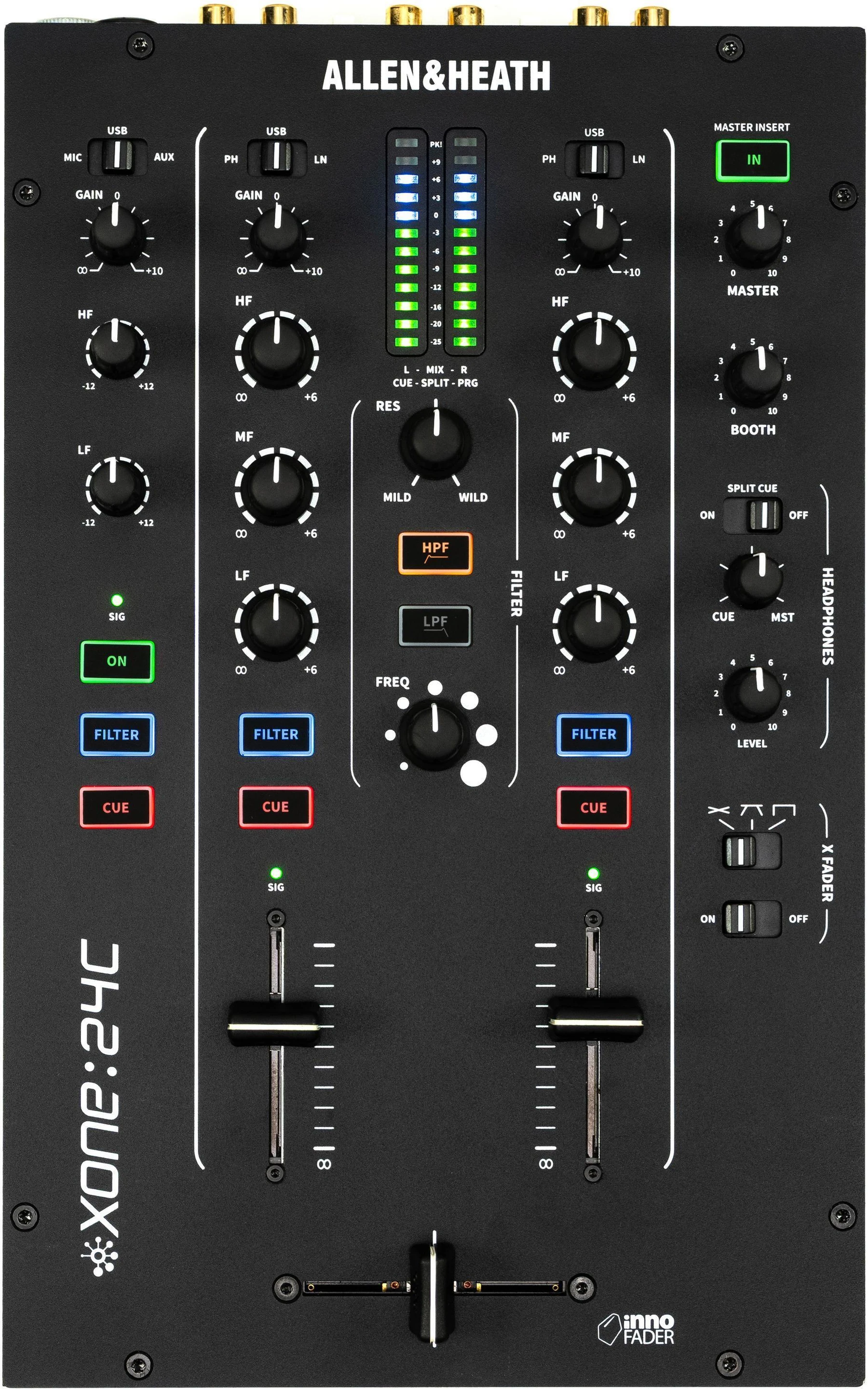 Allen & Heath Xone:24C 2+1通道模拟DJ调音台/接口