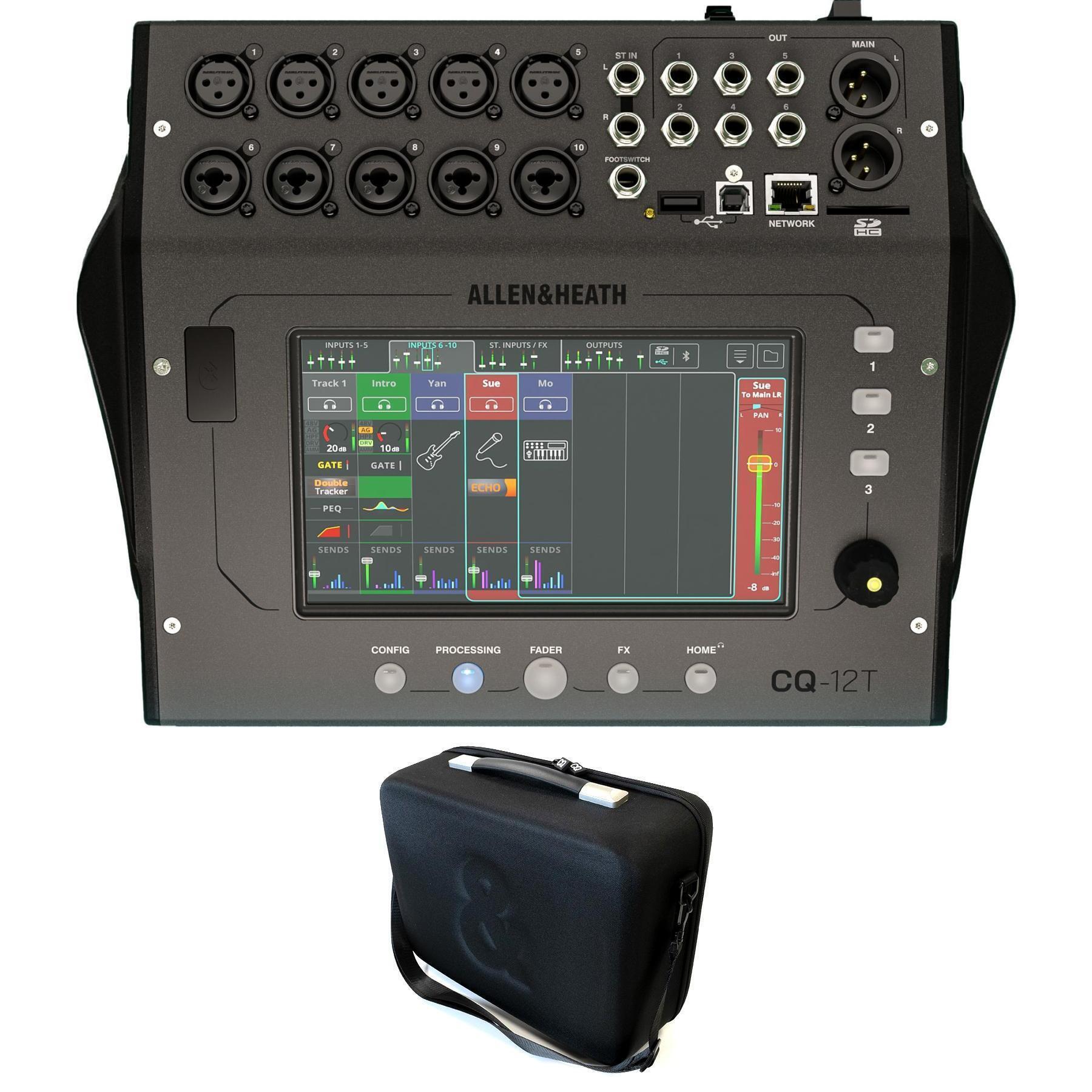 Allen & Heath CQ-12T 10通道数字调音台，配加厚便携包
