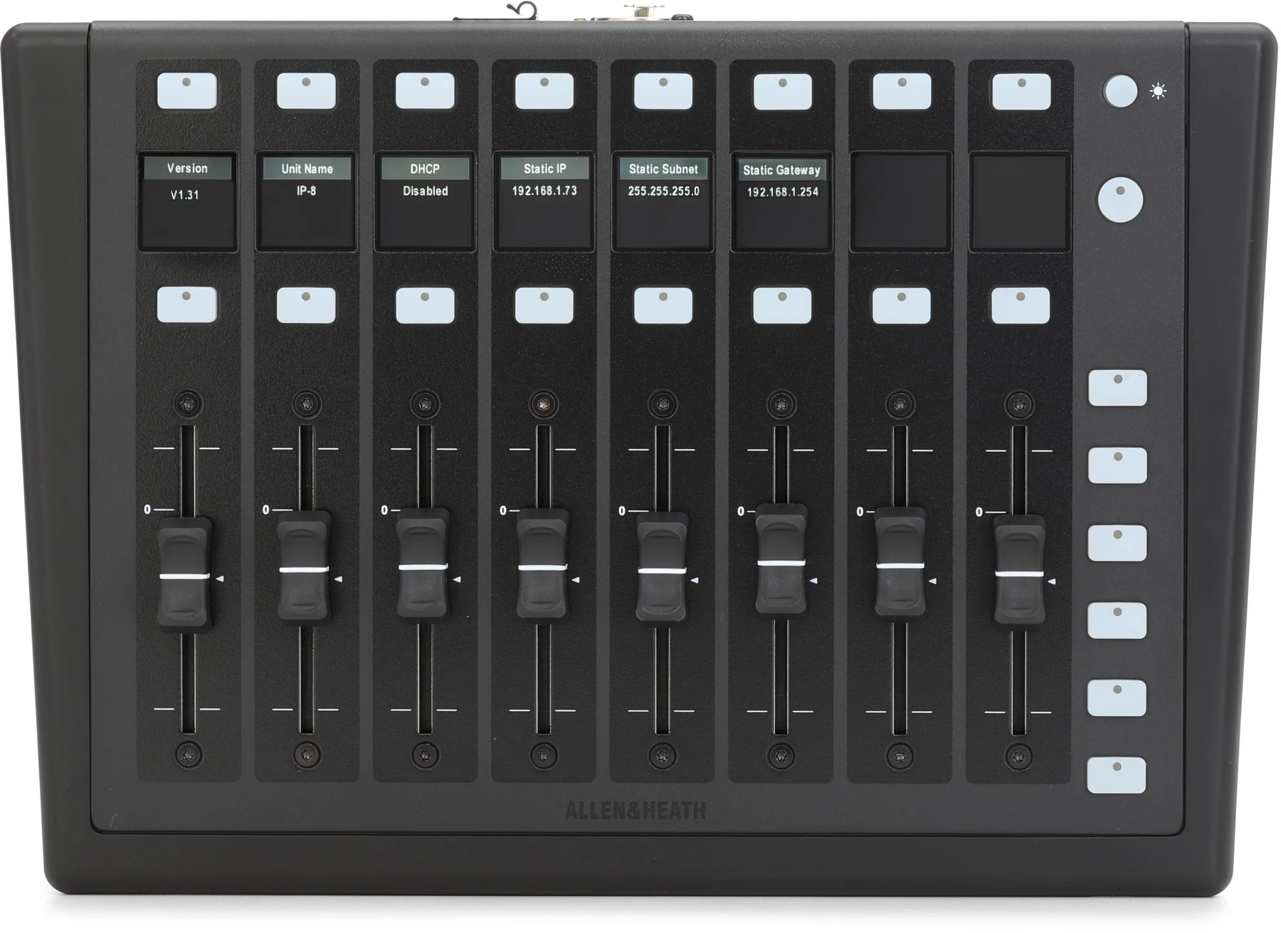 Allen & Heath IP8 电动8推子dLive远程控制器