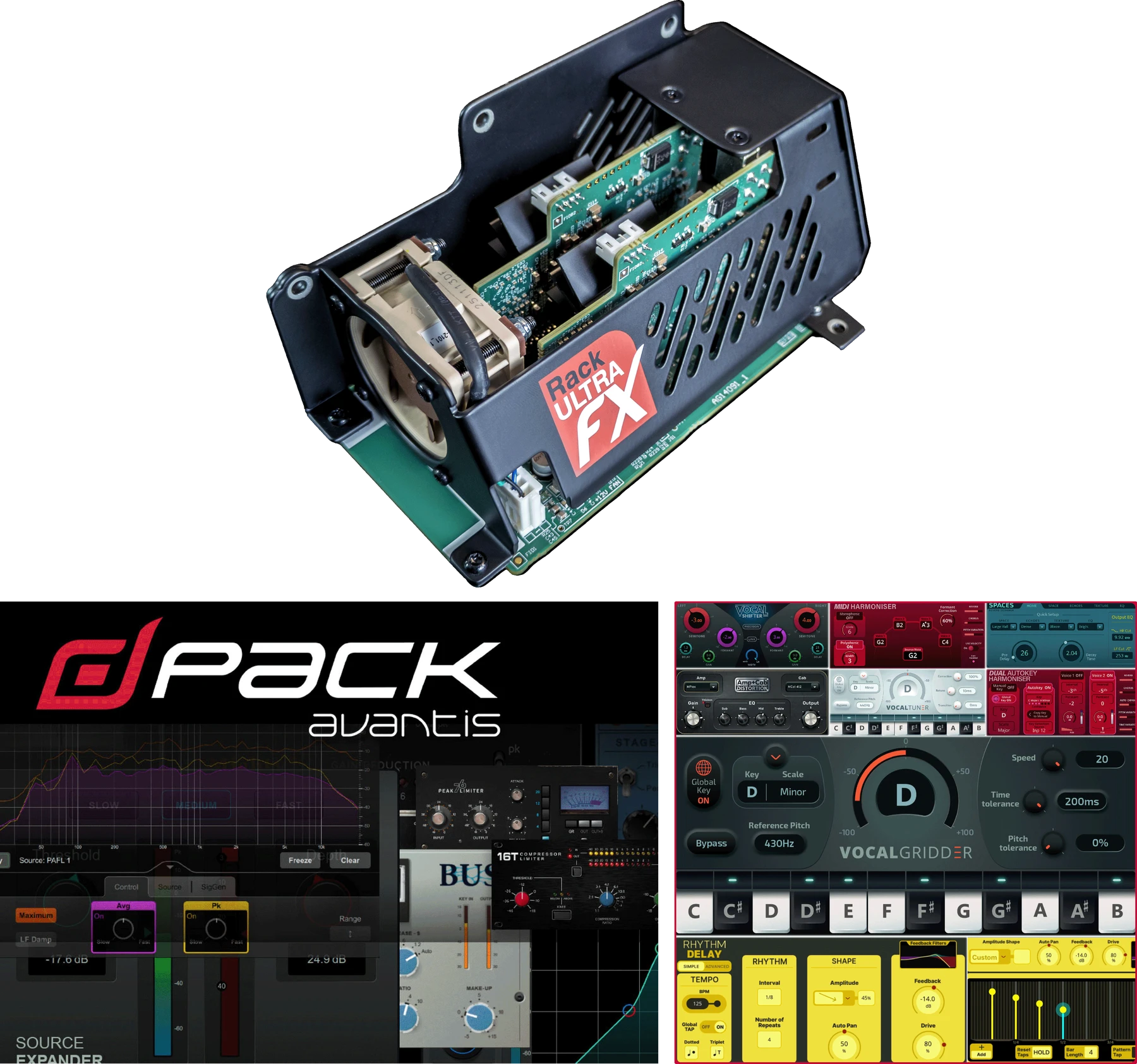 Allen & Heath Avantis Solo RackUltra FX 升级包，含 dPack