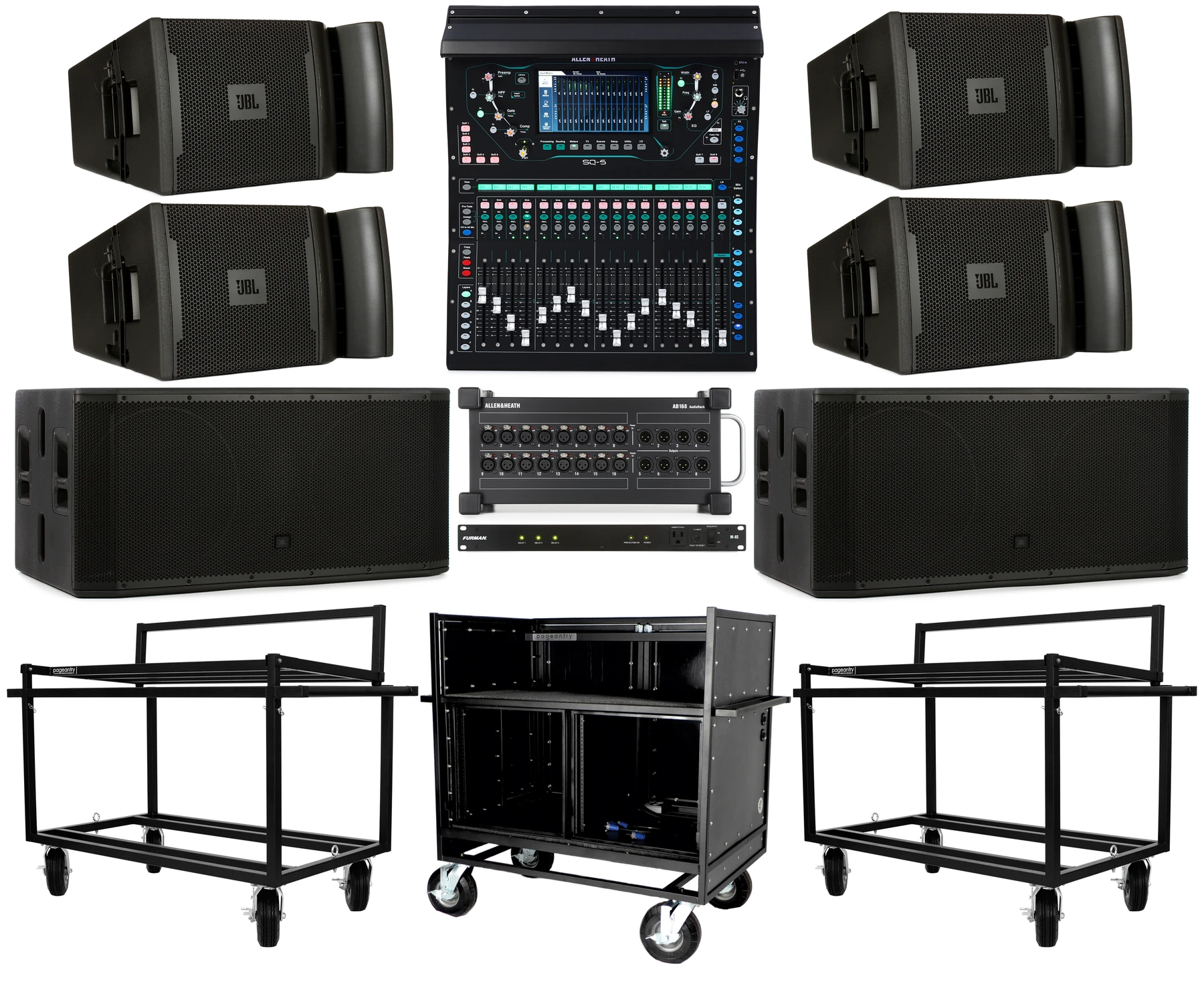 Allen & Heath 行进乐队户外 PA 系统