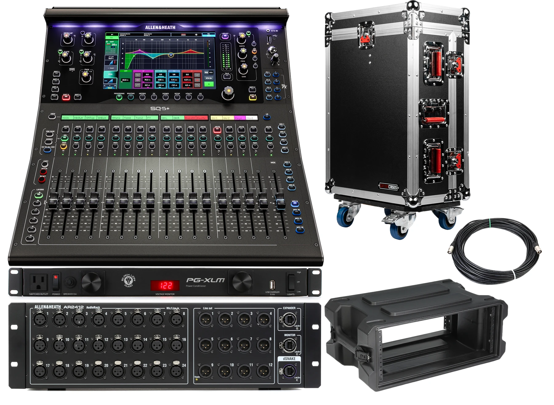 Allen & Heath SQ5+ 数字调音台舞台套装
