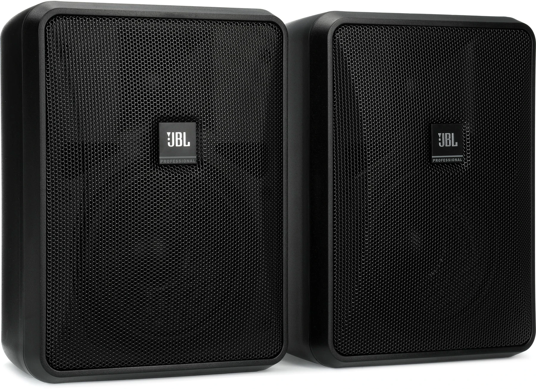 JBL Control 25-1 Indoor/Outdoor Surface-Mount Speakers - Black (Pair)