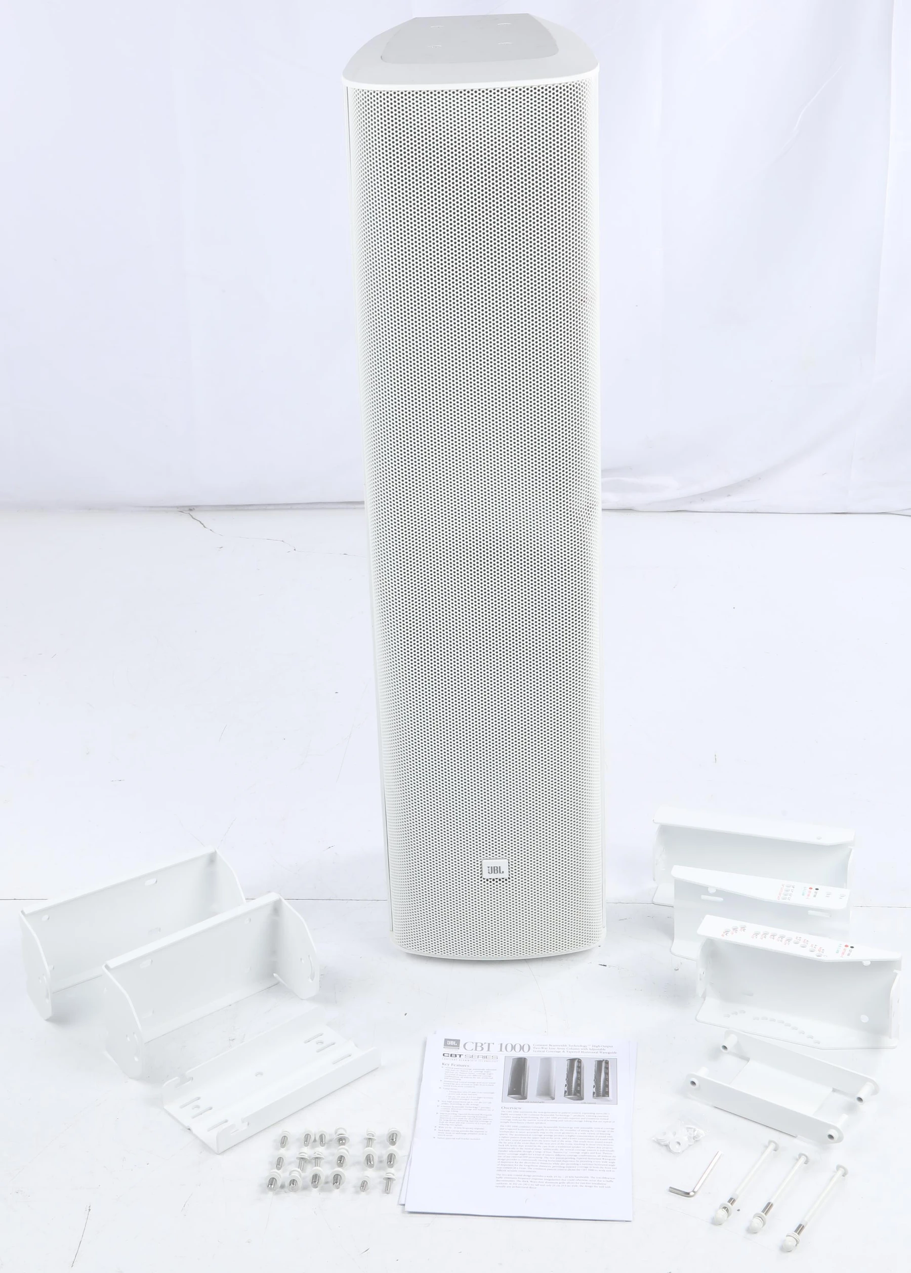 JBL CBT 1000-WH Adjustable Coverage Column Installation Speaker - White
