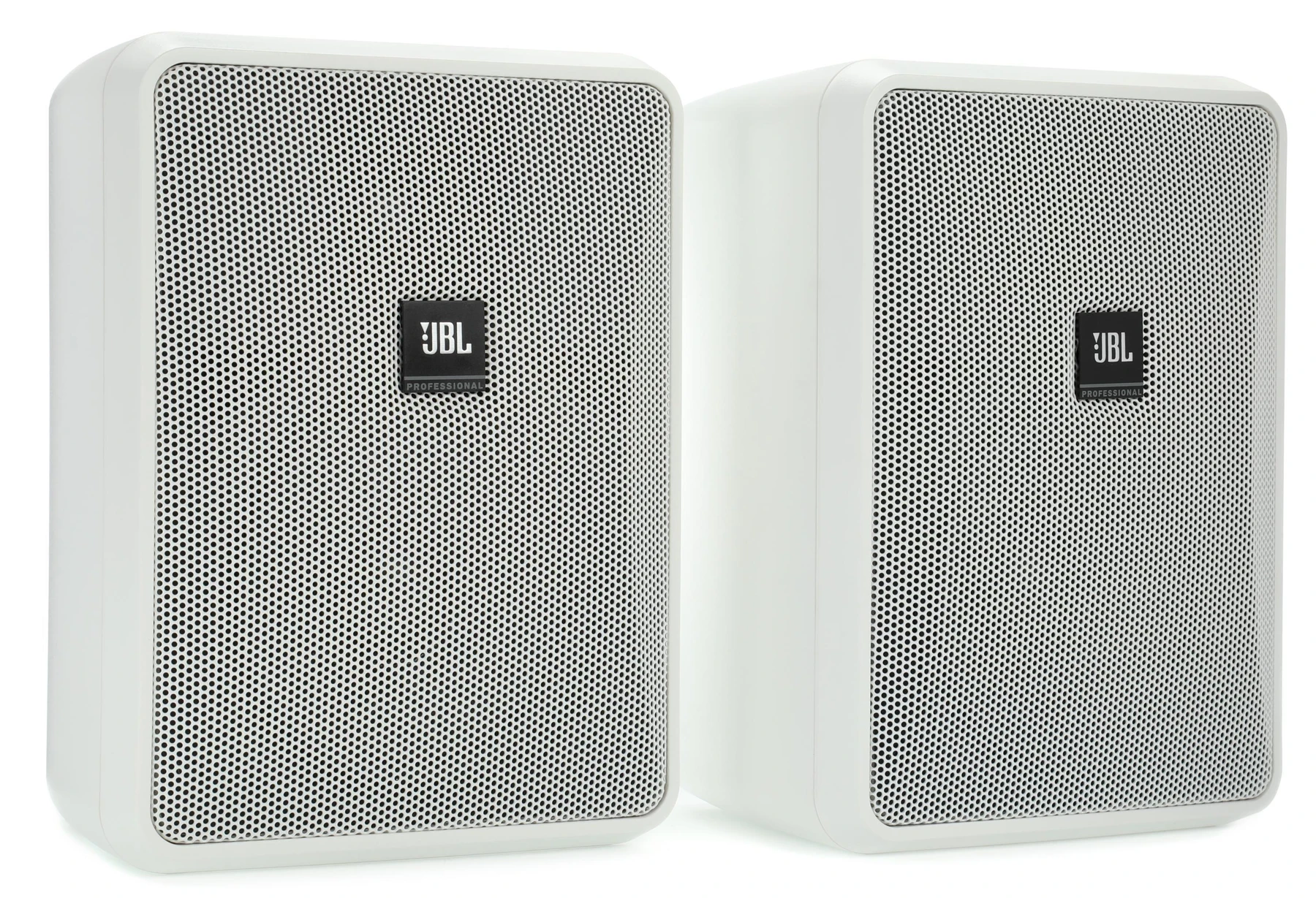 JBL Control 25-1 Indoor/Outdoor Surface-Mount Speakers - White (Pair)