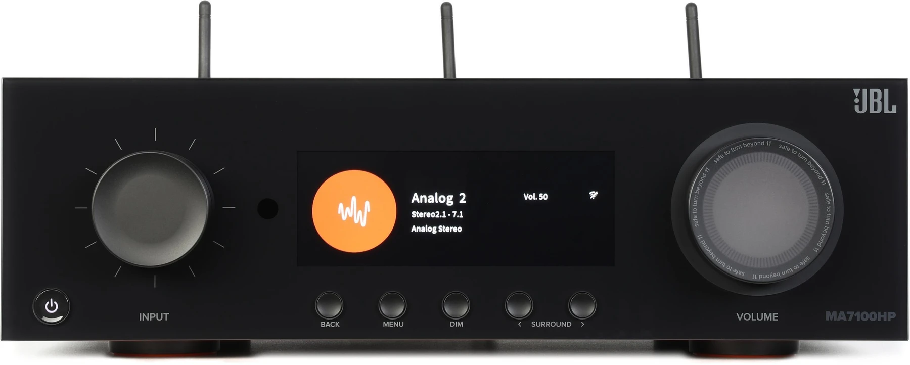 JBL MA7100HP 7.2-channel 8K A/V Receiver - Black