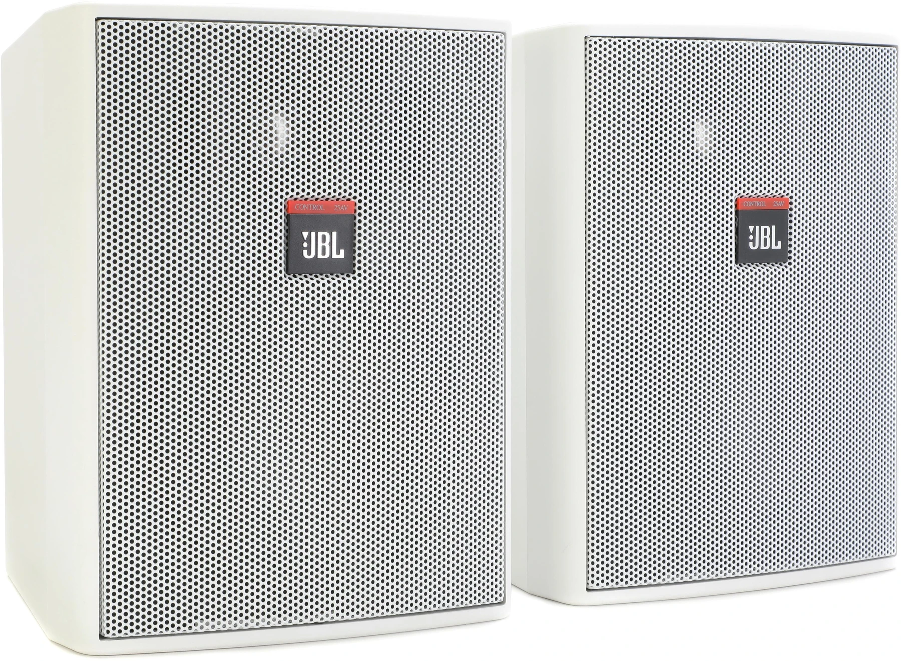 JBL Control 25AV Indoor/Outdoor Surface-Mount Speaker - White