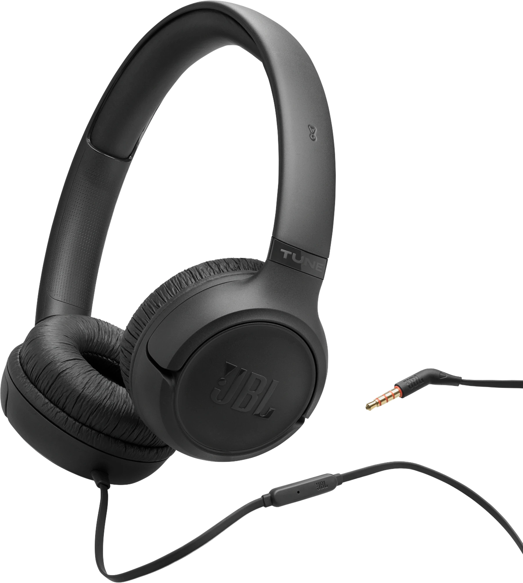 JBL Tune 530 Wired Headphones - Black