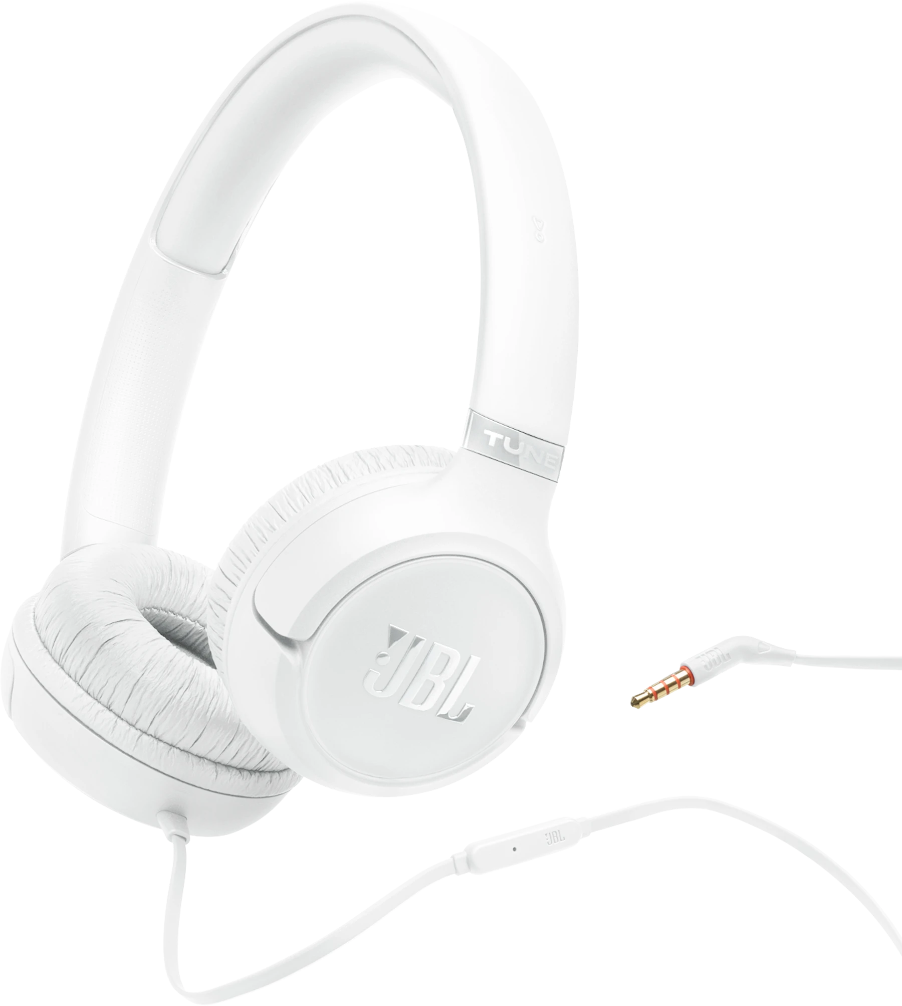 JBL Tune 530 Wired Headphones - White