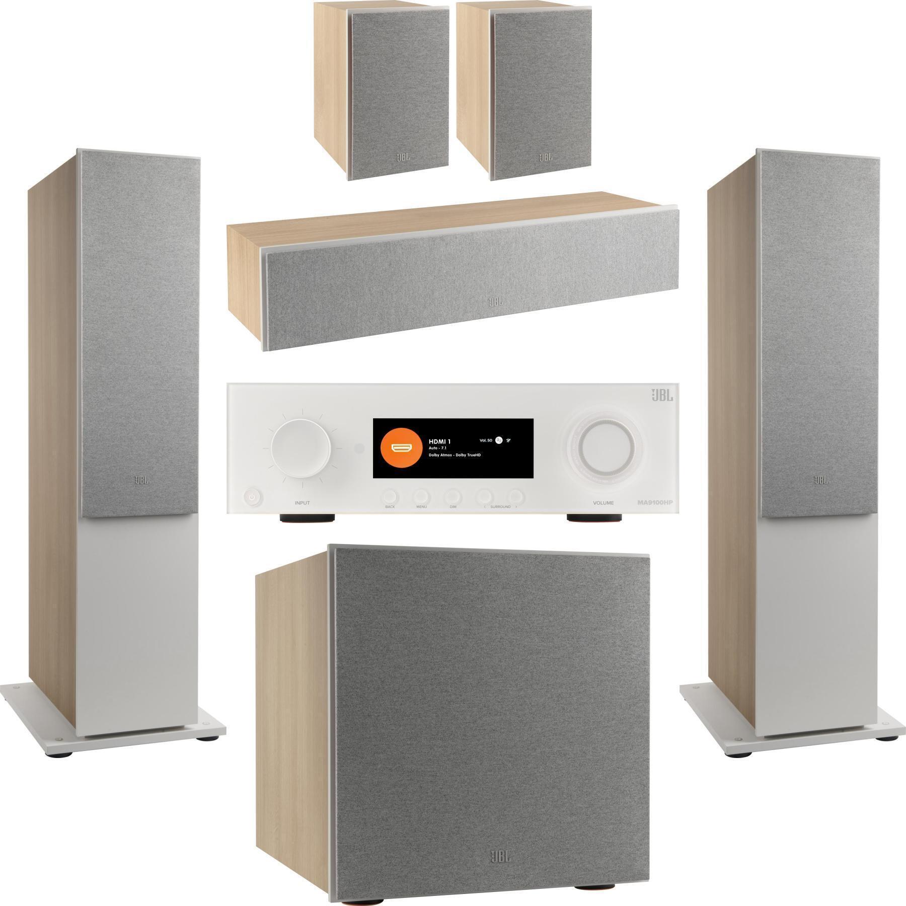 JBL MA9100HP 5.1 家庭影院套装 - 白色